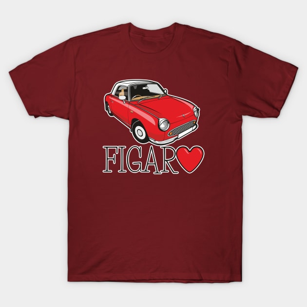 Nissan Figaro T-Shirt by Jamie Lee Art